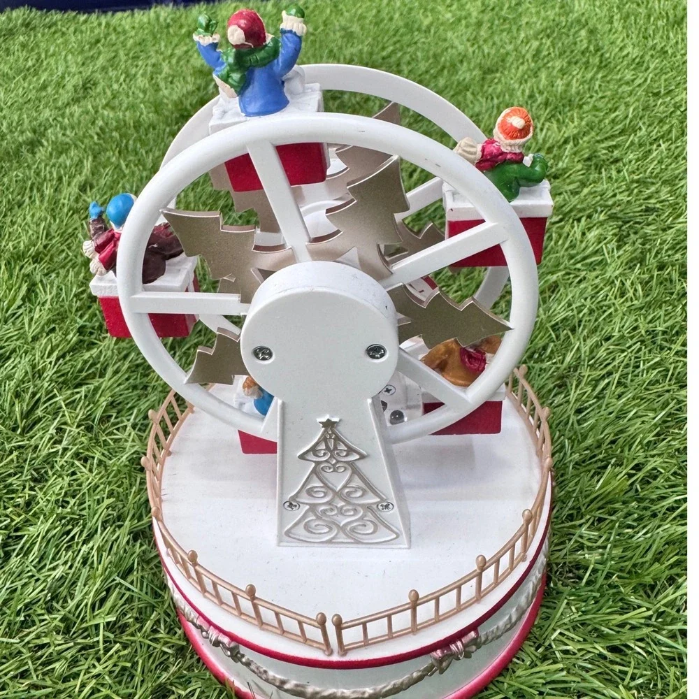 Unbranded Christmas Ferris Wheel Musical Decor‎ Unisex OS White Excellent